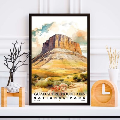 Guadalupe Mountains National Park Poster, Travel Art, Office Poster, Home Decor | S4 - image5